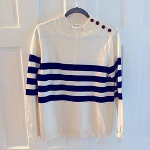 CCB striped sweater
